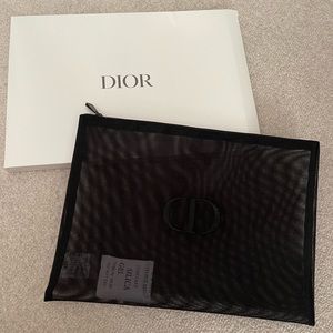 Mesh Dior Travel Pouch